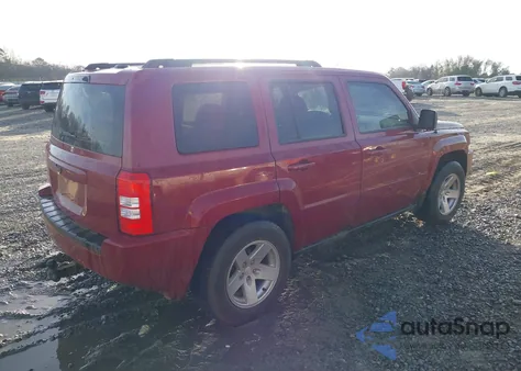 2010 Jeep Patriot Sport из США, поврежденный, VIN 1J4NF2GB9AD581946
